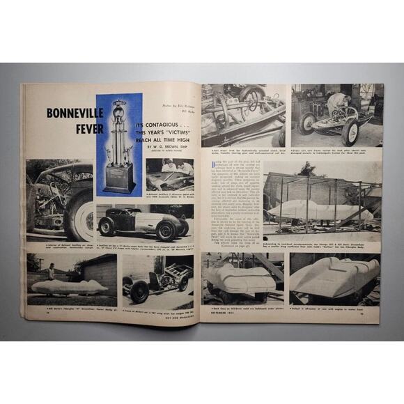 1952 Hot Rod Magazine Sept. - Studebaker V8 - California Streamliner M616 - Picture 4 of 8